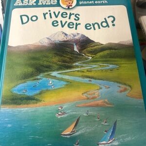 Do Rivers Ever End? Illustrated Children's Book - Teal Cover